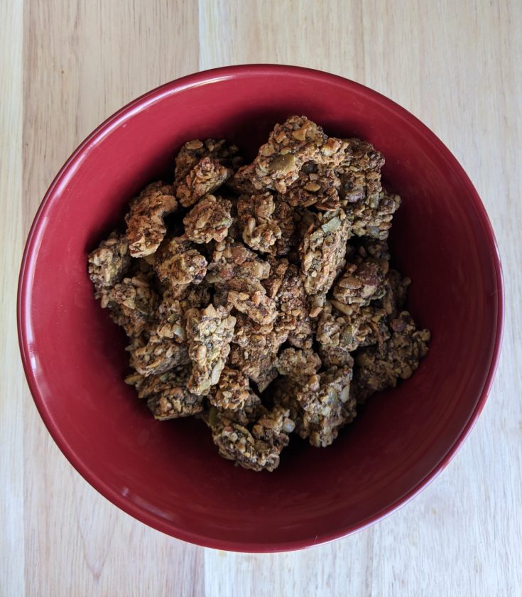 Keto Mixed Nut Granola Bites