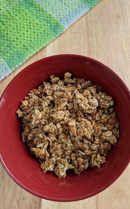 Wholesome Maple Nut Breakfast Granola